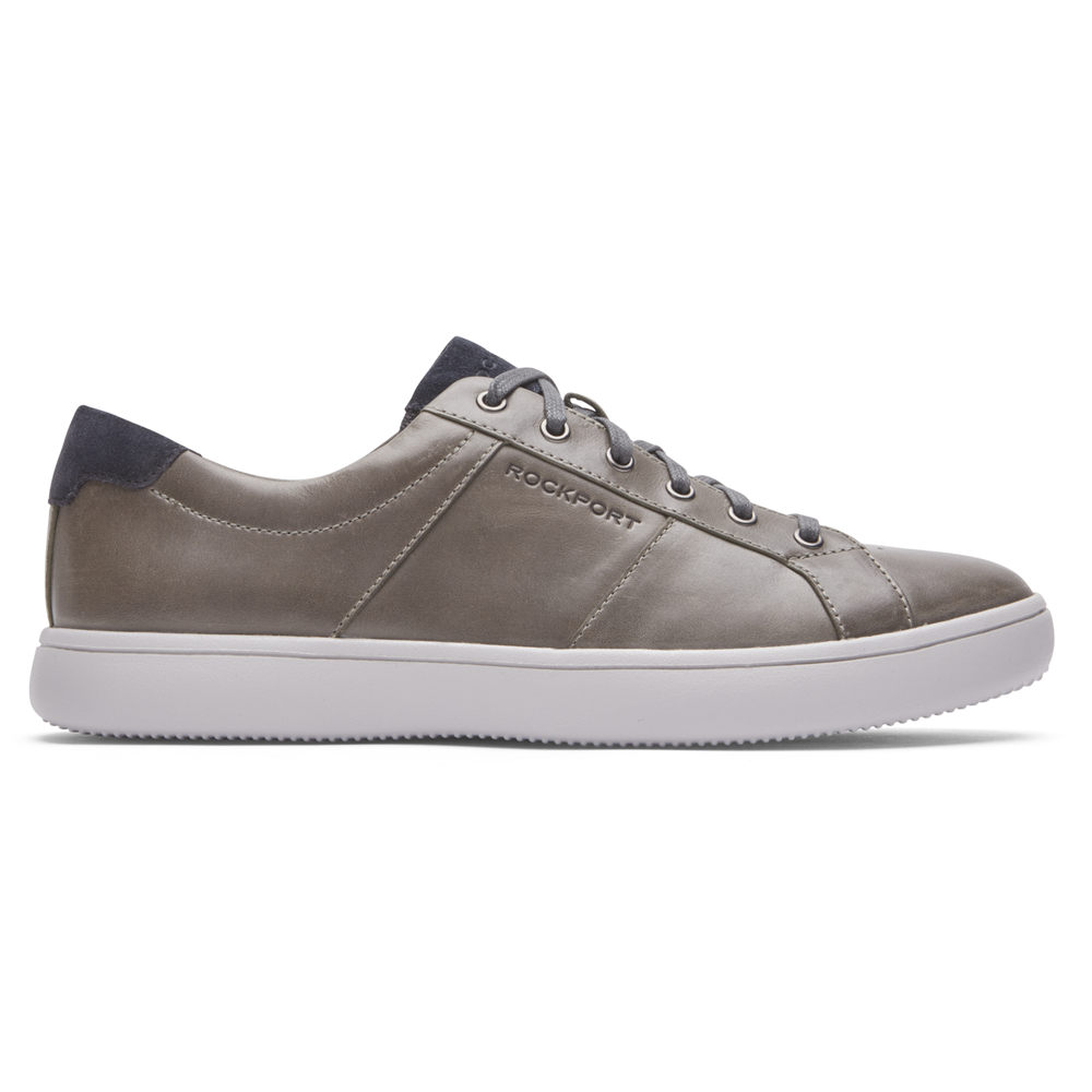 Rockport Singapore Mens Sneakers - Jarvis Lace-to-Toe Dark Grey - OP5301496